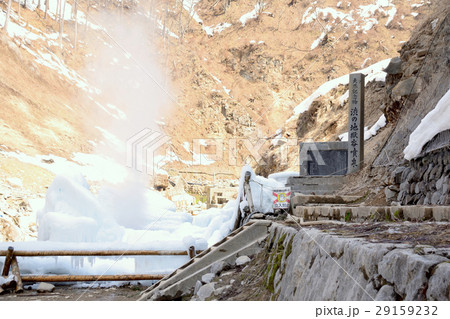 天然記念物　渋の地獄谷噴泉 29159232