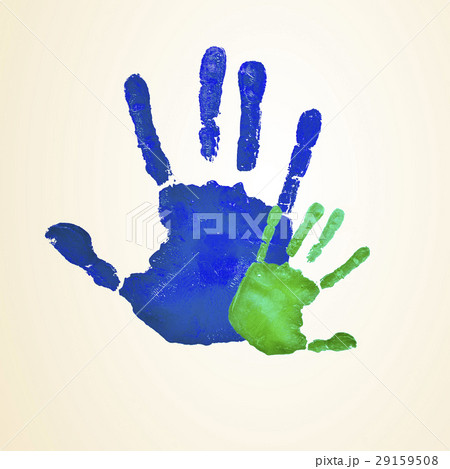 adult and infant handprints adult and infant handprints 29159508