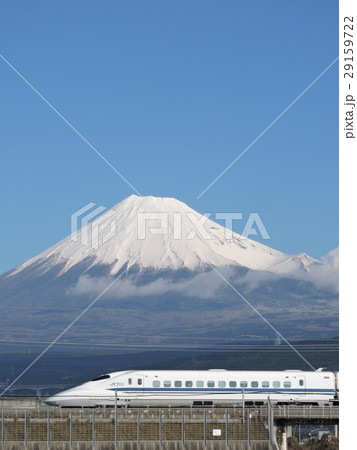 新幹線と富士山 29159722