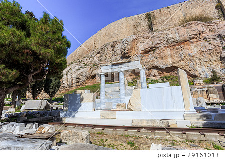 ruins of ancient temple on Acropolis hill ruins of ancient temple on Acropolis hill 29161013