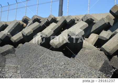 消波ブロック(多摩川河口/東京都大田区) 消波ブロック(多摩川河口/東京都大田区) 29161237