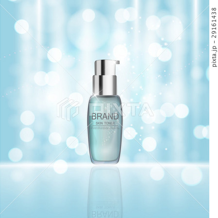 Skin Toner Bottle Tube Template for Ads or Skin Toner Bottle Tube Template for Ads or 29161438