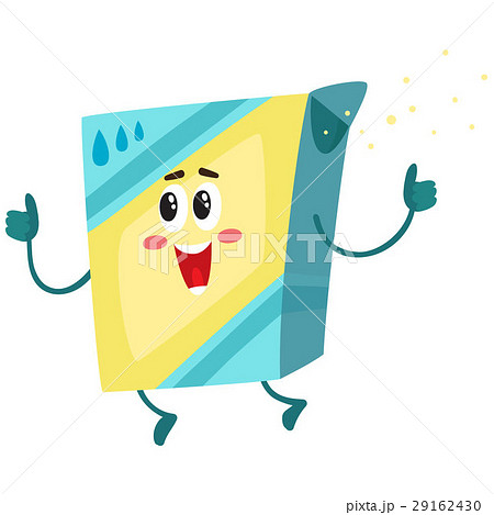 Funny washing powder, laundry detergent character 29162430