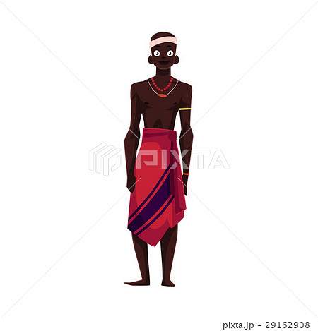 Native aborigine from African tribe in loincloth 29162908
