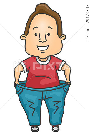 Man Lose Weight Big Pants 29170347