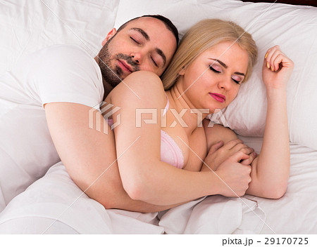 man and girl sleeping and hugging man and girl sleeping and hugging 29170725