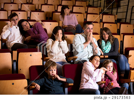 Number of people enjoying scary film Number of people enjoying scary film 29173563