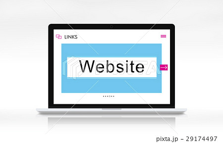 HTTP WWW Website Links Search Box Graphic Concept 29174497