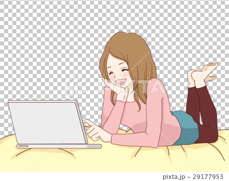 Women PC Internet 29177953