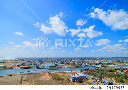 山武郡九十九里町　作田海水浴場付近を空撮 29179933