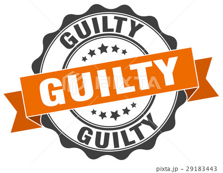 guilty stamp. sign. seal 29183443