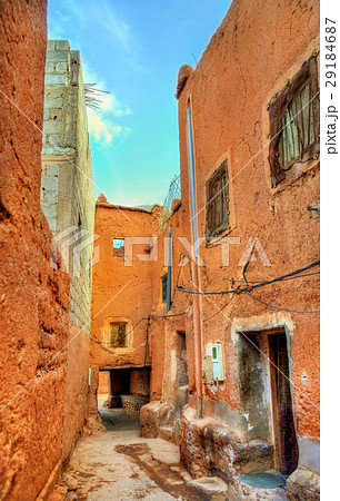 Street of Ouarzazate, a city in south-central Street of Ouarzazate, a city in south-central 29184687