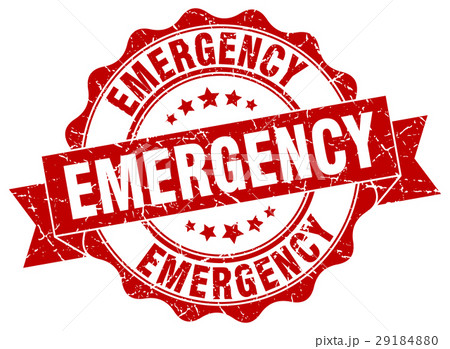 emergency stamp. sign. seal 29184880