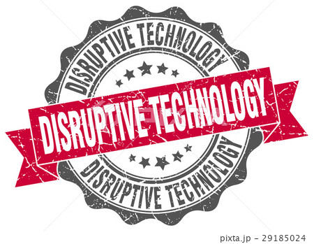disruptive technology stamp. sign. seal 29185024
