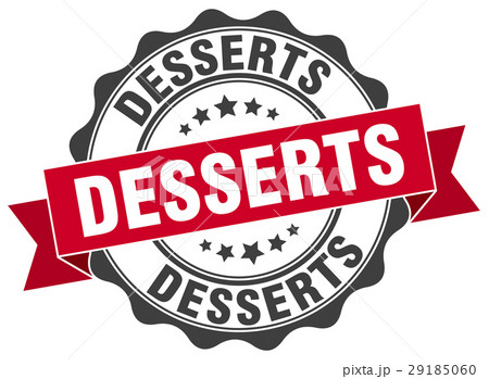 desserts stamp. sign. seal 29185060
