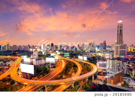 Cityscape view of Bangkok,Thailand 29185690