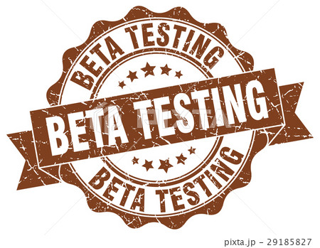 beta testing stamp. sign. seal 29185827