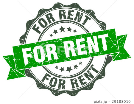 for rent stamp. sign. seal 29188010