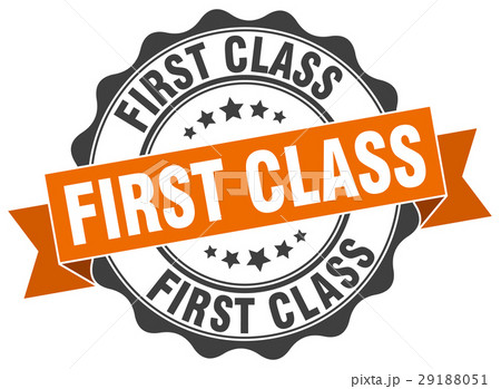 first class stamp. sign. seal 29188051