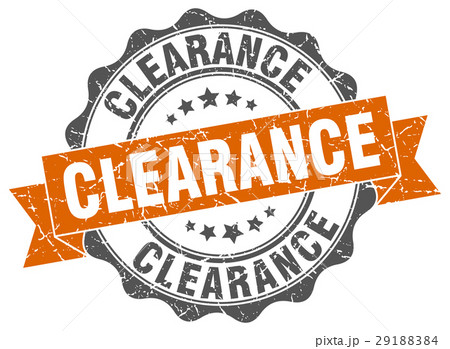 clearance stamp. sign. seal clearance stamp. sign. seal 29188384