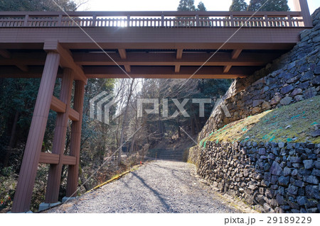 【国史跡・日本100名城】八王子城 曳橋と石垣 【国史跡・日本100名城】八王子城 曳橋と石垣 29189229