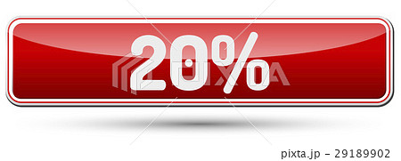 20% - Abstract beautiful button with text. 29189902