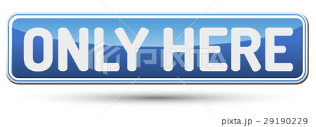 ONLY HERE - Abstract beautiful button with text. 29190229