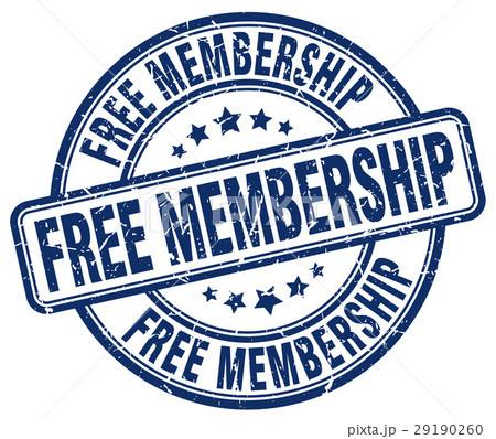 free membership blue grunge stamp free membership blue grunge stamp 29190260
