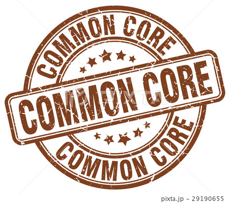 common core brown grunge stampのイラスト素材 [29190655] - PIXTA