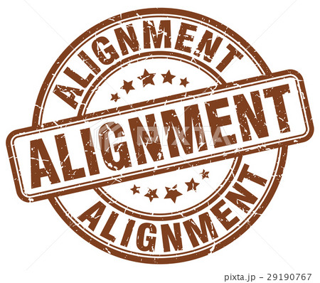 alignment brown grunge stamp 29190767