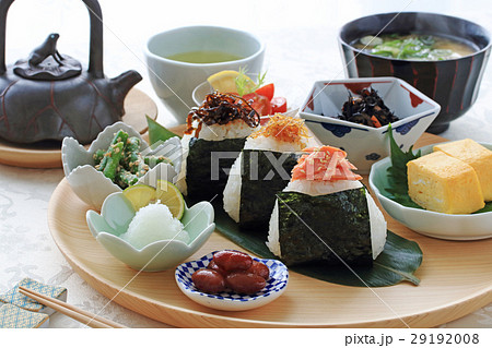 おにぎりの朝食 29192008