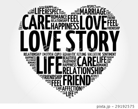 Love Story word cloud collage 29192575