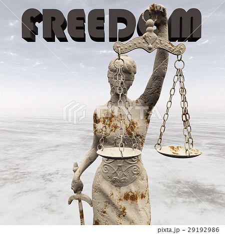 Statue of justice, Law concept, Temida - Themis 3d 29192986