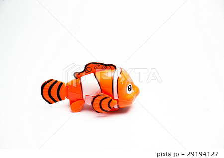clownfish anemone fish toy on white clownfish anemone fish toy on white 29194127