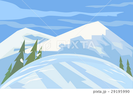 Winter mountains landscape Winter mountains landscape 29195990