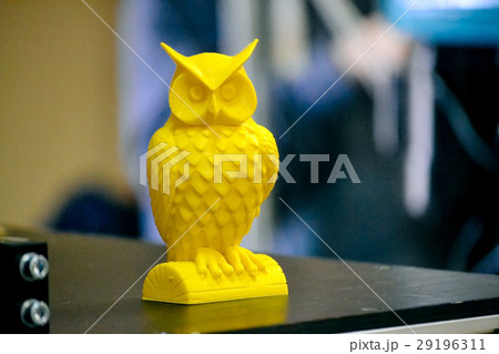 Object printed on a 3d printer close-up Object printed on a 3d printer close-up 29196311