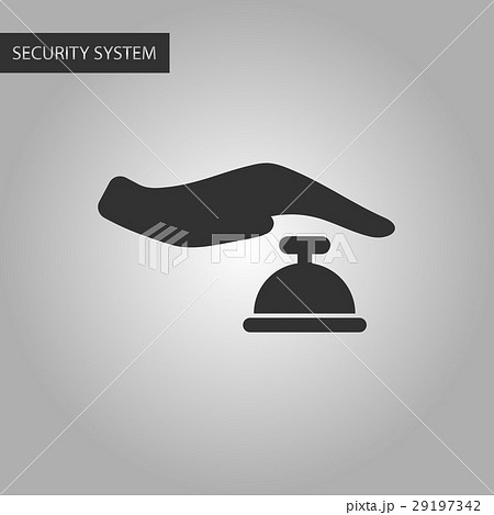 black and white style hand bell 29197342