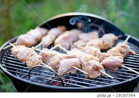 Barbeque on the grill 29197564