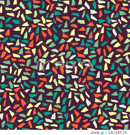 Abstract hand-drawn brush seamless pattern 29198579