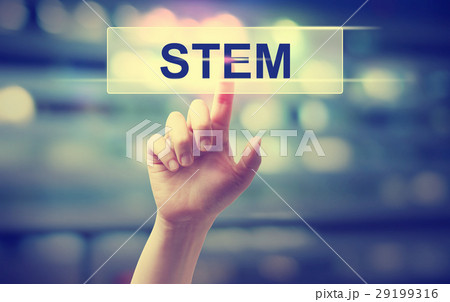 STEM concept with hand 29199316