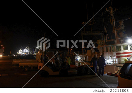 賀露港　カニ漁　漁船 29211808