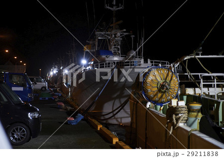 賀露港　カニ漁　漁船 29211838