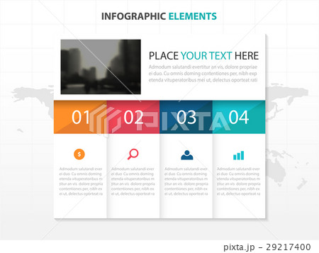colorful folder Infographics elements template 29217400