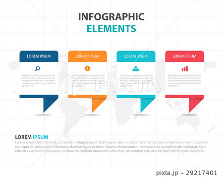 shape Business Infographics elements colorful 29217401