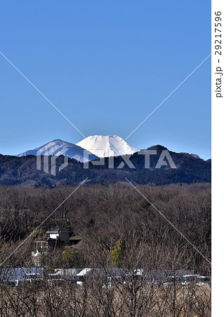 栃谷戸公園より富士山冬の朝景 29217596