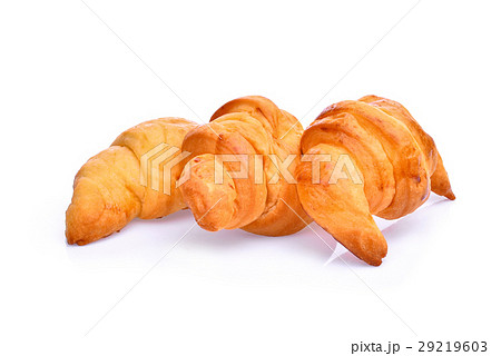 fresh croissant isolated on white background 29219603