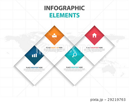 colorful square business Infographics elements colorful square business Infographics elements 29219763