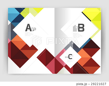 Vector square minimalistic abstract background 29221027