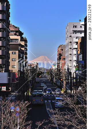 東久留米駅前より富士山冬の朝景 29221249