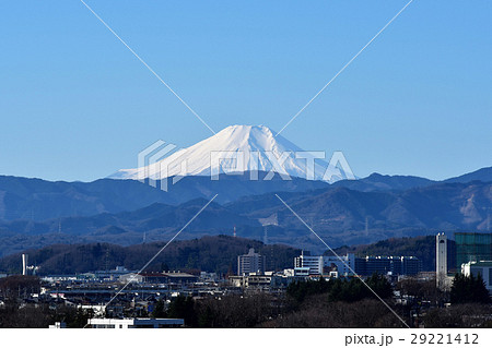 箱根ヶ崎より富士山冬の朝景 箱根ヶ崎より富士山冬の朝景 29221412